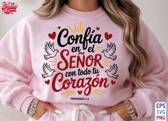 Confía En El Señor SVG, Christian PNG & T-Shirt Designs