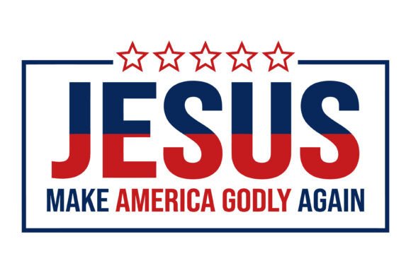 Jesus Godly America Design — T-Shirt Designs