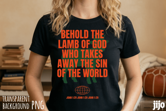 Lamb God Sin Christian PNG T-Shirt Designs