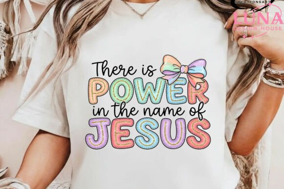 There Is Power in Jesus Name PNG